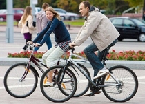 To work on a bicycle