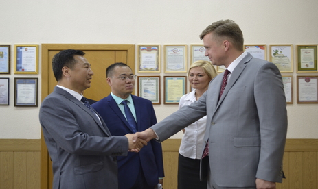 Mayor of Heihe Visited Troitsk