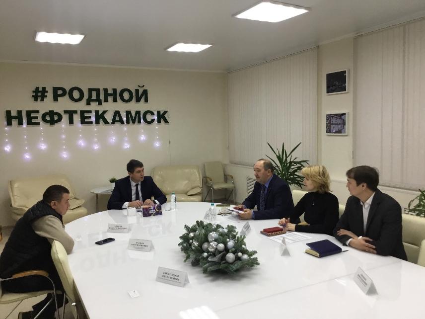 Расих Сагитов встретился с главой Нефтекамска