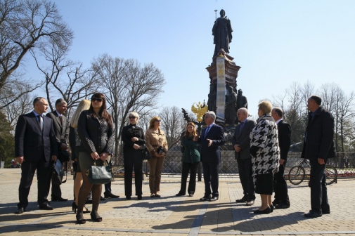 В Краснодаре приняли официальную делегацию Симферополя