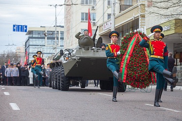 Remains of unknown soldier reburied in Tiraspol